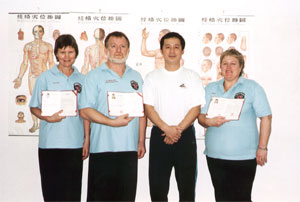 Allan and Senior Instructors with Master Hui Xiao Fei