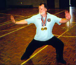Allan with Gold Medals